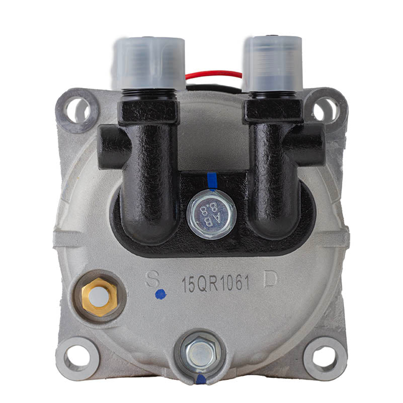 1021118 Compressor QP15, Clutch 2A 135DIA, 12VDC (no oil)